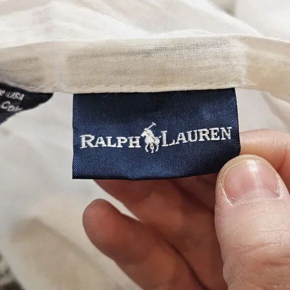 RALPH LAUREN ELAINE VALERIA BEDSKIRT Full Size COTTON 13" DROP Floral USA Made - Picture 7 of 10